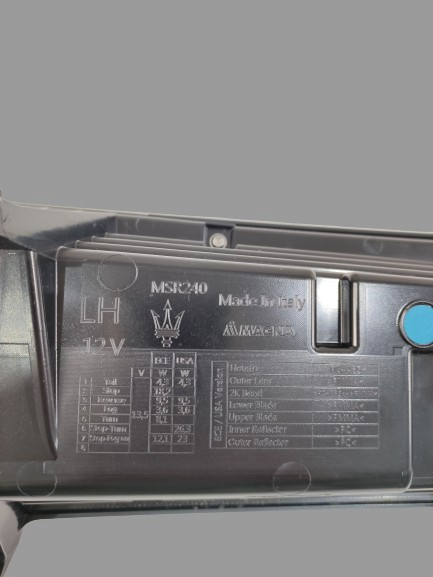 Fanale Posteriore sinistro MASERATI M240 2022 670214852