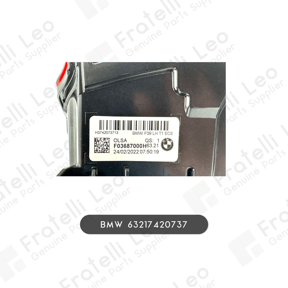 BMW X2 Originale Fanale Posteriore Esterno Sinistro 63217420737