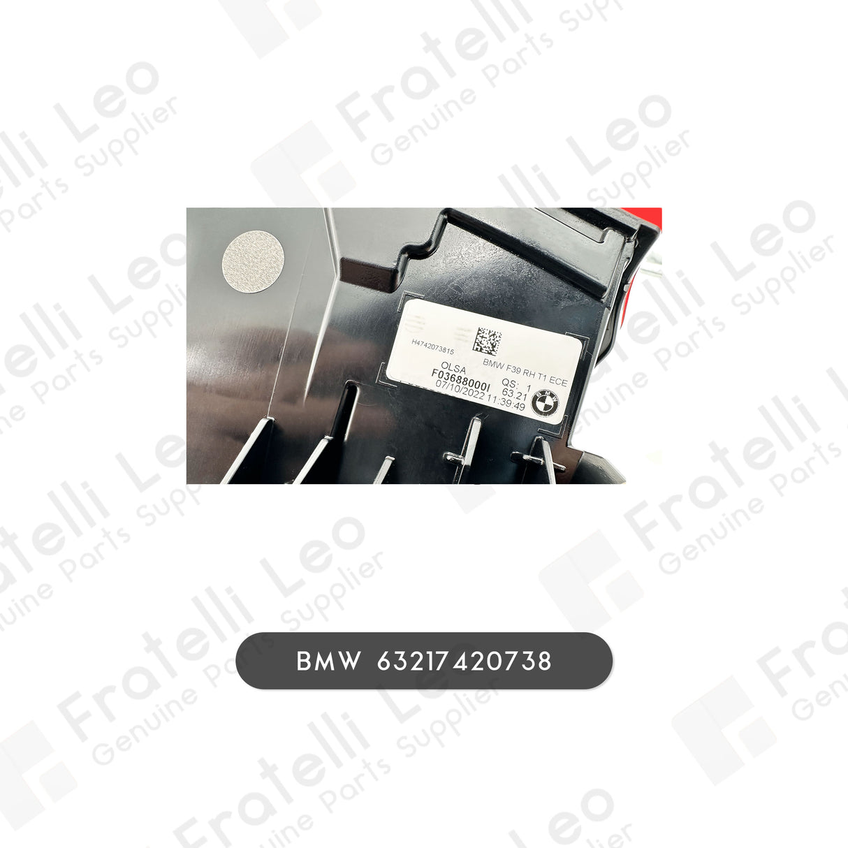 BMW X2 Piloto Trasero Exterior Derecho Original 63217420738