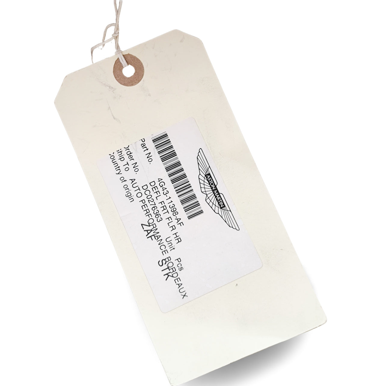 Aston Martin Scudo Termico Anteriore 4G43-11398-AF