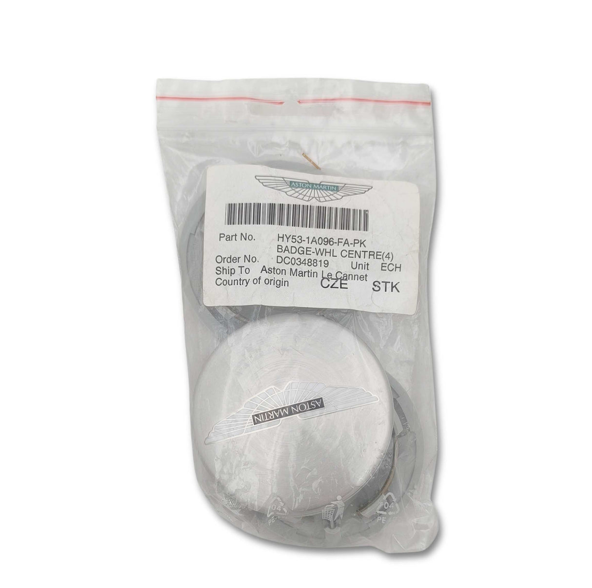 Aston Martin Set Coprimozzi HY53-1A096-FA-PK
