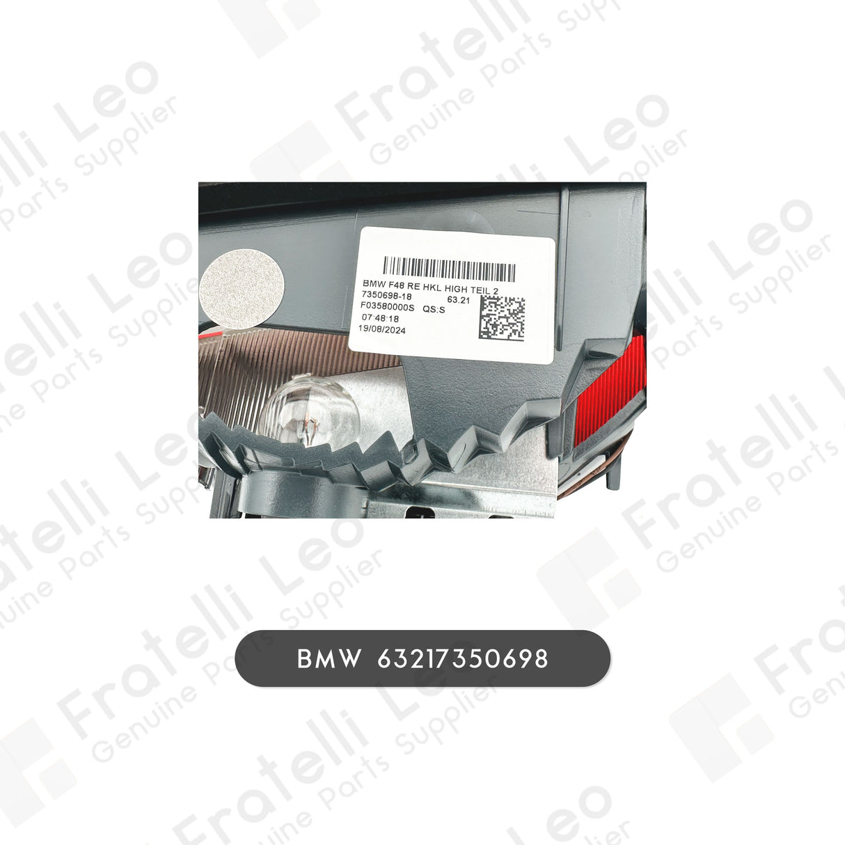 BMW X1 Original Interior Luz trasera DX 63217350698 63212760688 63212710636